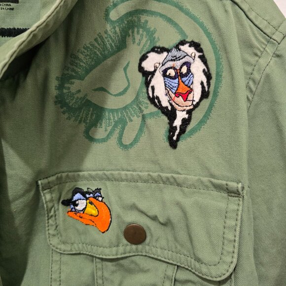 Disney “The Lion King” Utility or Safari Military Style Jacket Woman's Size XL - Picture 9 of 15